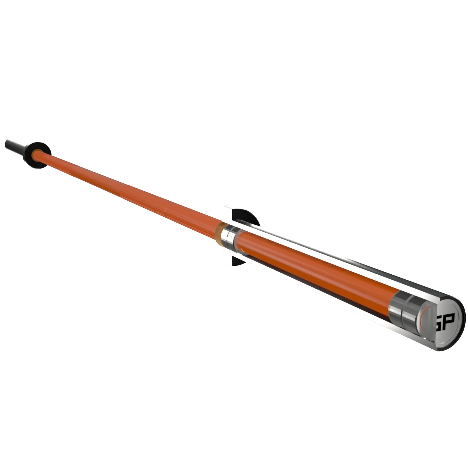 Olympic bar - Plus - Orange cerakote