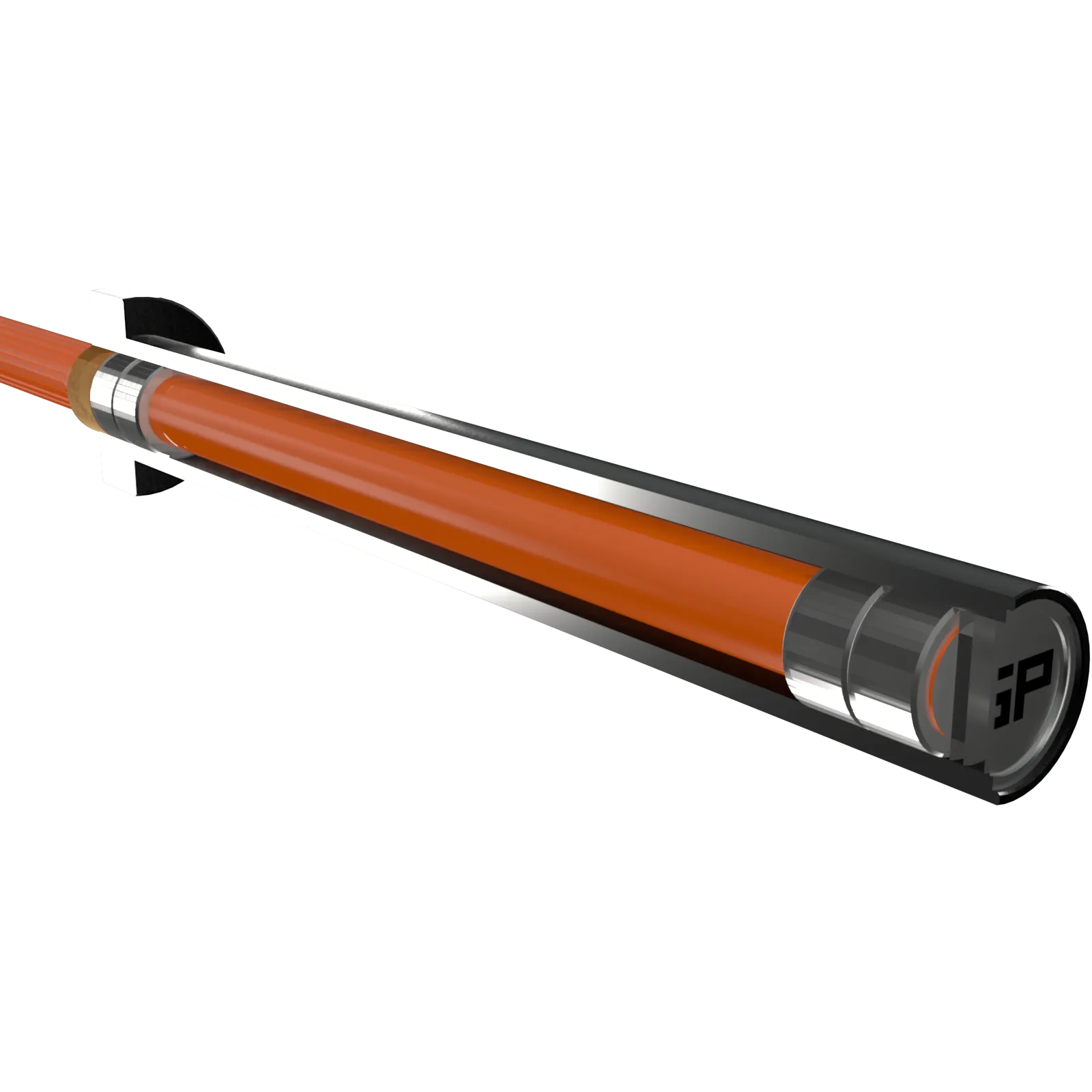 Olympic bar - Plus - Orange cerakote