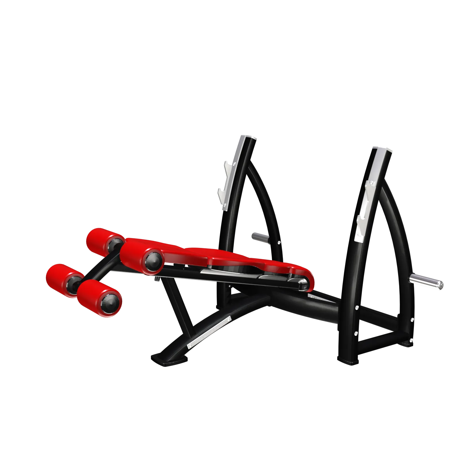 Olympic bar decline bench press - 7 serie