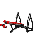 Olympic bar decline bench press - 7 serie