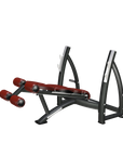 Olympic bar decline bench press - 7 serie