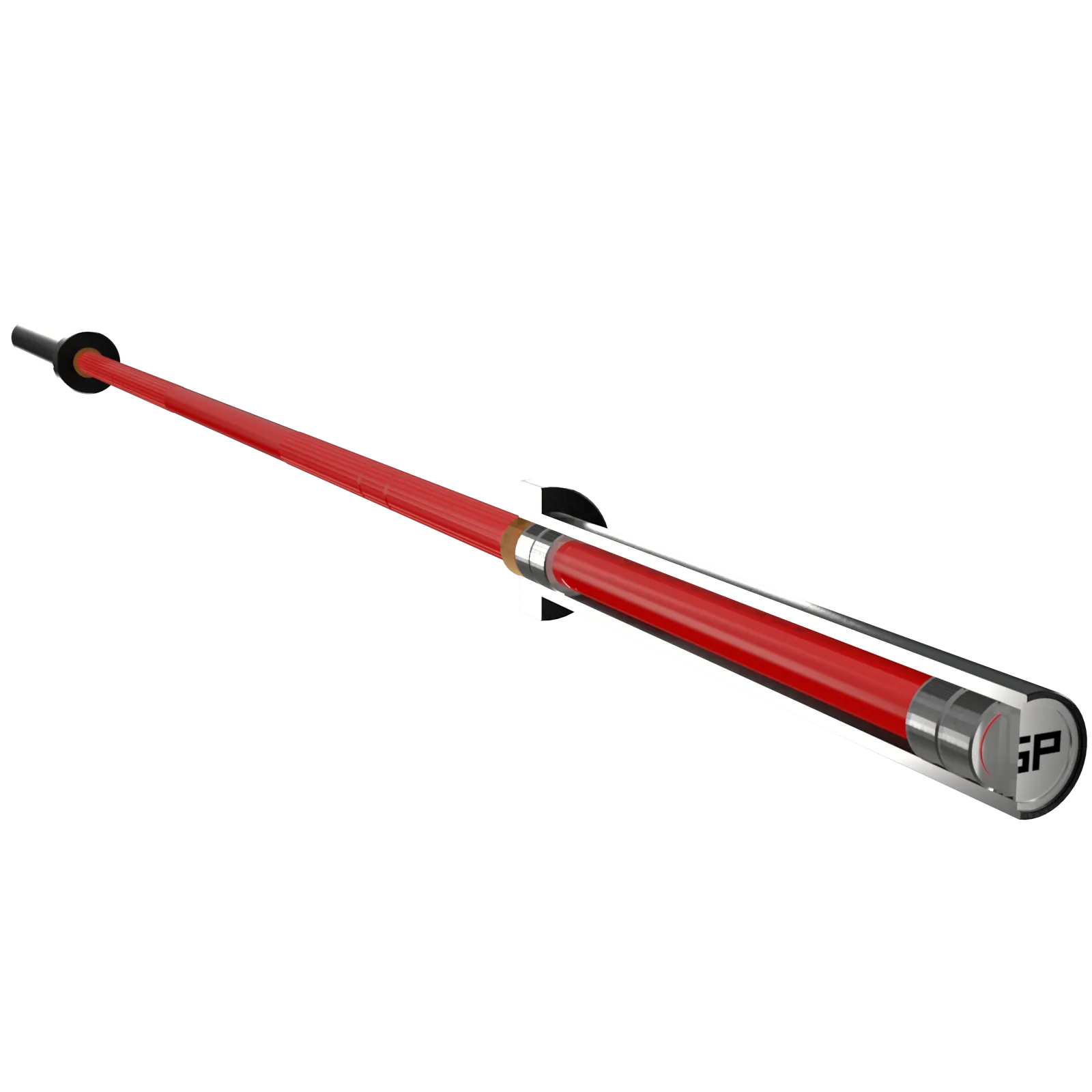 Olympic bar - Plus - Red cerakote