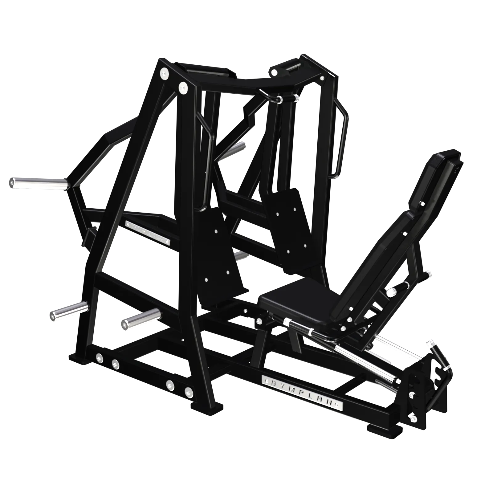 High pivot converging leg press - 8 serie