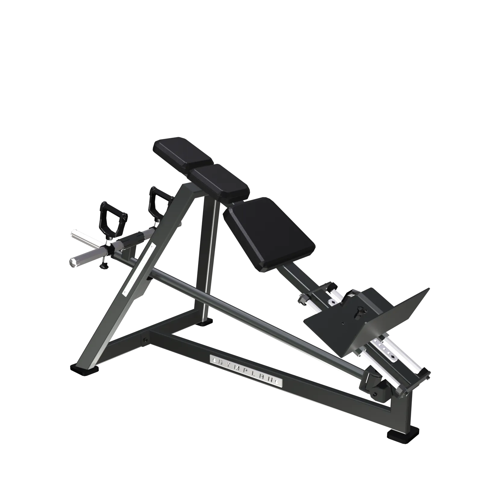 Laying T-bar row - 8 serie