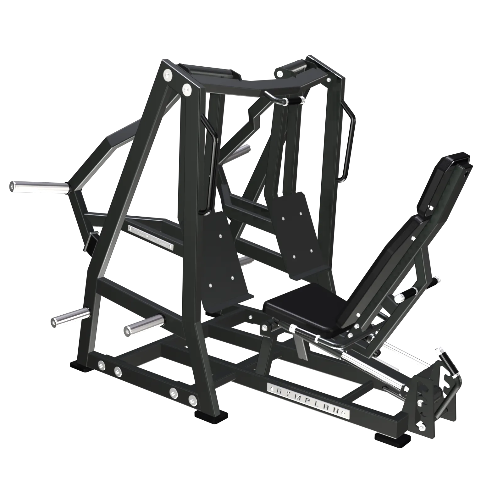 High pivot converging leg press - 8 serie