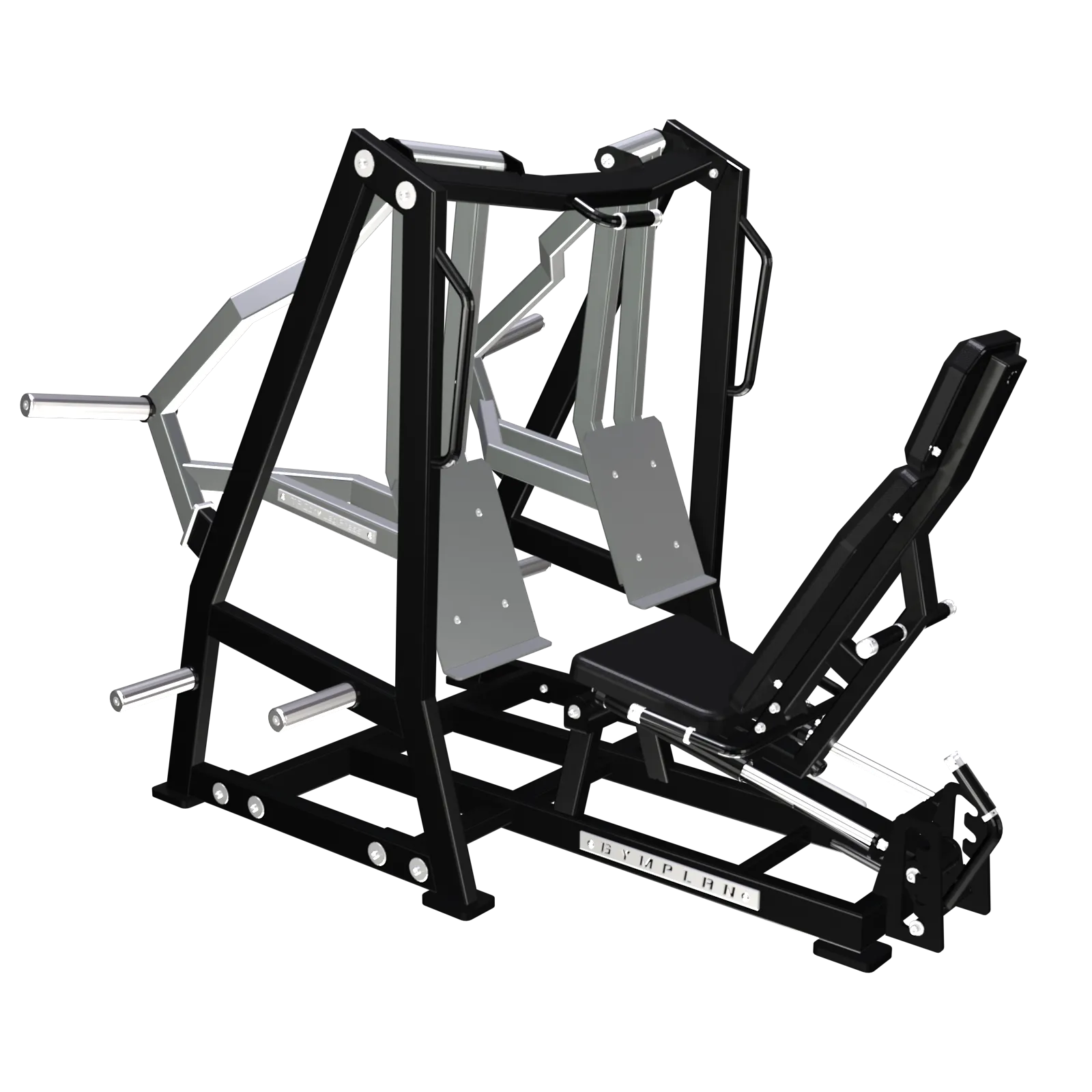 High pivot converging leg press - 8 serie