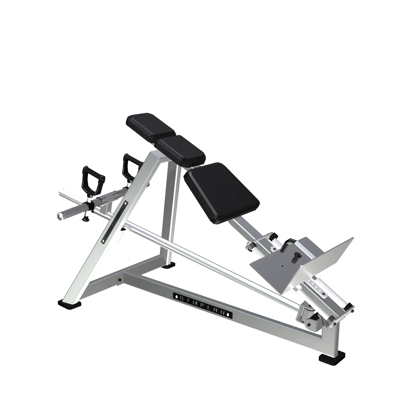 Laying T-bar row - 8 serie