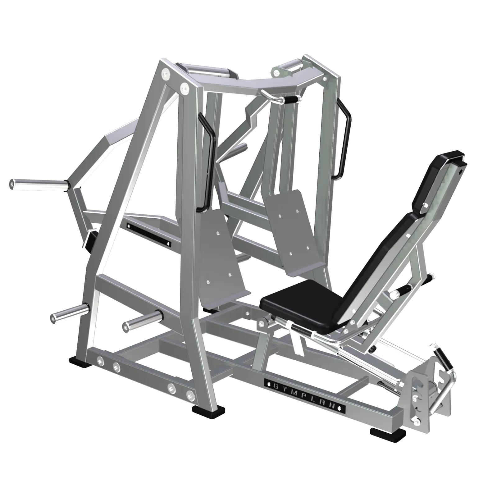 High pivot converging leg press - 8 serie