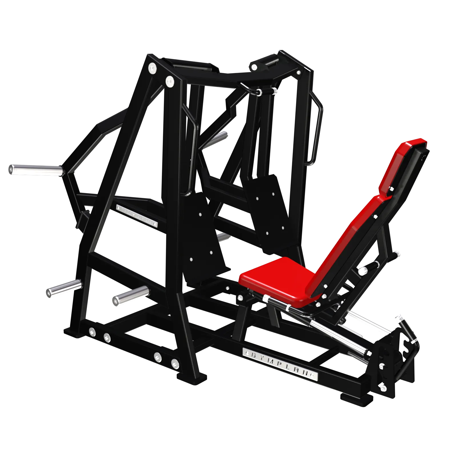 High pivot converging leg press - 8 serie