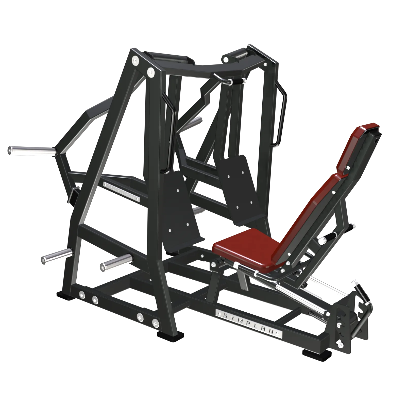 High pivot converging leg press - 8 serie